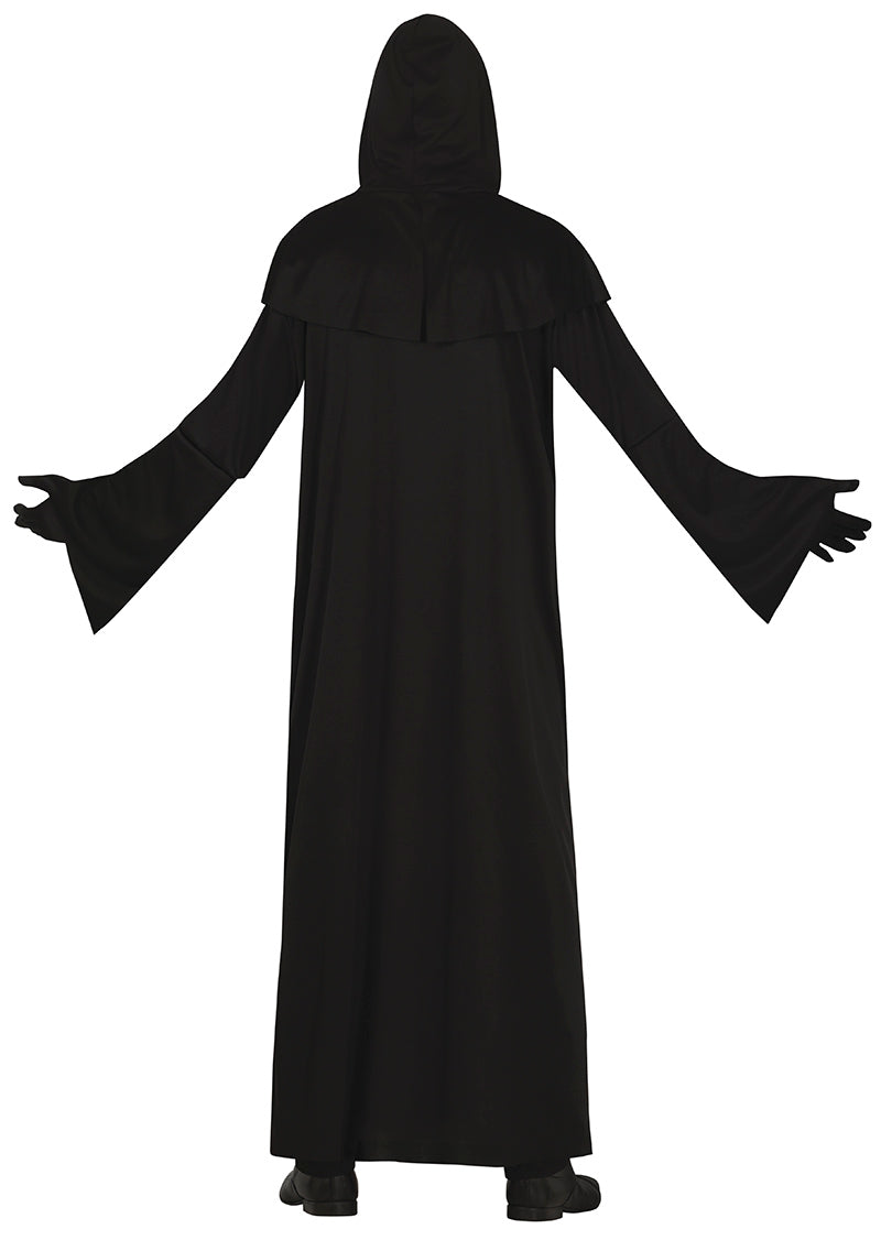 GP79755 – Halloween Magier Gewand Dunkler Zauberer – Größe: 52 - 54 (L) – Farbe: Schwarz, Ansicht 2