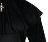 GP79756 – Mittelalter Geisterdoktor Kostüm – Größe: 52 - 54 (L) – Farbe: Schwarz
