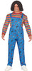 GP79759 – Halloween Puppe Kostüm Psycho Grusel – Größe: 48 - 50 (M) – Farbe: Blau