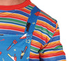 GP79759 – Halloween Puppe Kostüm Psycho Grusel – Größe: 52 - 54 (L) – Farbe: Blau