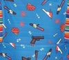 GP79759 – Halloween Puppe Kostüm Psycho Grusel – Größe: 52 - 54 (L) – Farbe: Blau