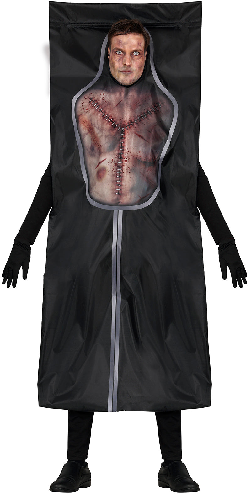 GP79761 – Halloween Horror Zombie Kostüm Grusel – Größe: 52 - 54 (L) – Farbe: Schwarz