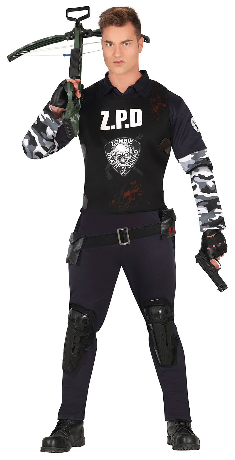 Zombie Wächter Kostüm Nostalgische Polizisten