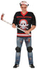GP79764 – Hockey Horror Outfit Halloween Kostuem – Größe: 48 - 50 (M) – Farbe: Schwarz