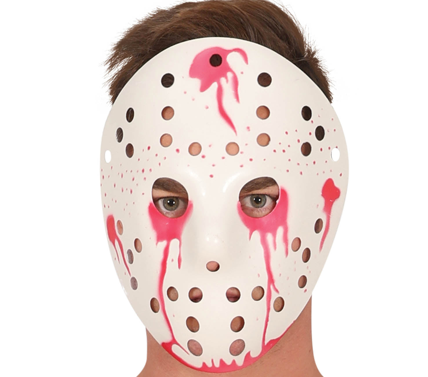 GP79764 – Hockey Horror Outfit Halloween Kostuem – Größe: 52 - 54 (L) – Farbe: Schwarz