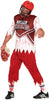 GP79766 – Zombie Football Spieler Kostüm – Größe: 48 - 50 (M) – Farbe: Rot