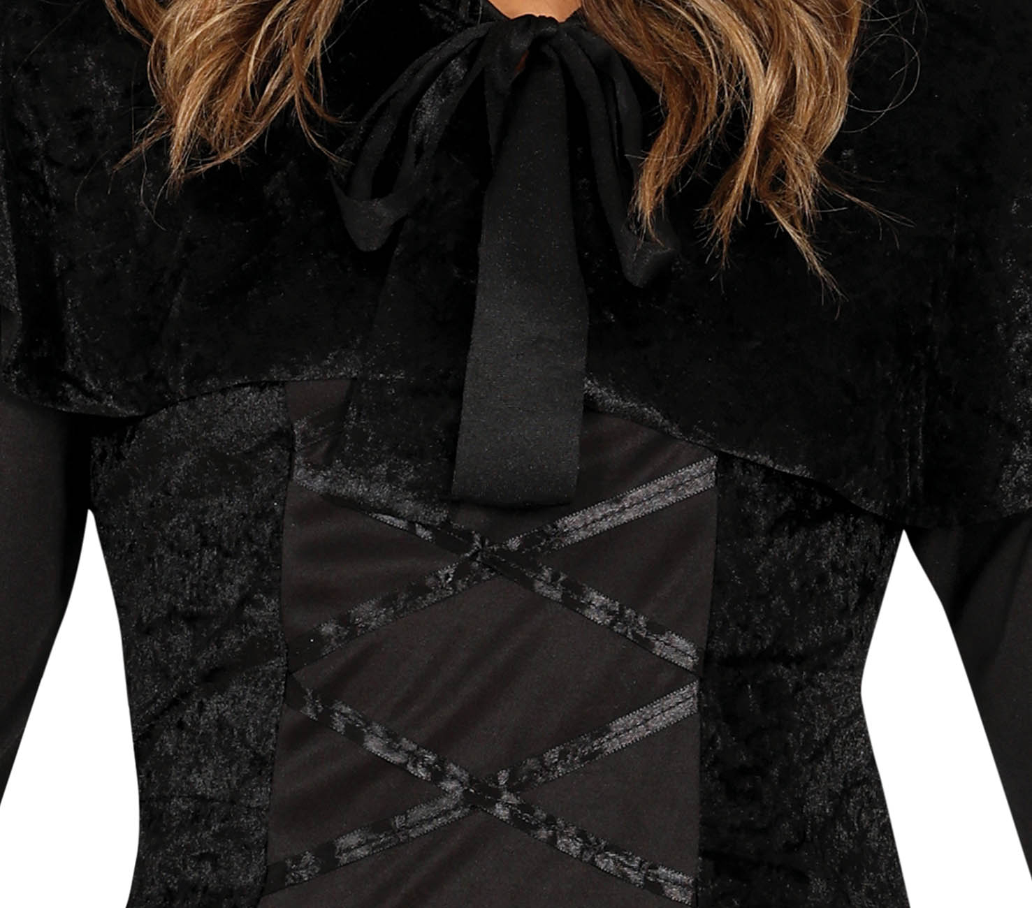 GP79773 – Halloween Geisterkapuze Zaubergewand – Größe: 42 - 44 (L) – Farbe: Schwarz