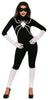 GP79780 – Abenteurerheldin Spinnen Abenteuerlook – Größe: 38 - 40 (M) – Farbe: Schwarz