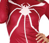 GP79782 – Spinnenheldin Kleid Atemberaubendes Design – Größe: 42 - 44 (L) – Farbe: Rot