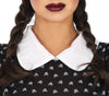 GP79784 – Gothic Halloween Film Kleid Dunkel – Größe: 38 - 40 (M) – Farbe: Schwarz
