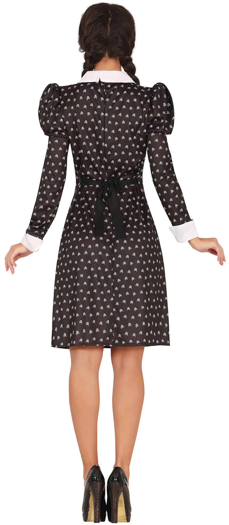 GP79784 – Gothic Halloween Film Kleid Dunkel – Größe: 44 - 46 (XL) – Farbe: Schwarz