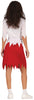 GP79793 – Zombie Cheerleader Halloween Sport – Größe: 38 - 40 (M) – Farbe: Rot