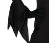 GP79795 – Halloween Mörderische Kapuzenrobe Schwarze – Größe: 42 - 44 (L) – Farbe: Schwarz