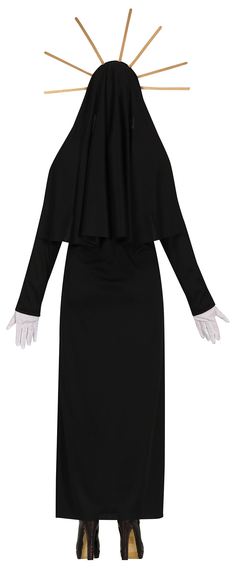 GP79797 – Religion Halloween Heilige Maske – Größe: 38 - 40 (M) – Farbe: Schwarz, Ansicht 2