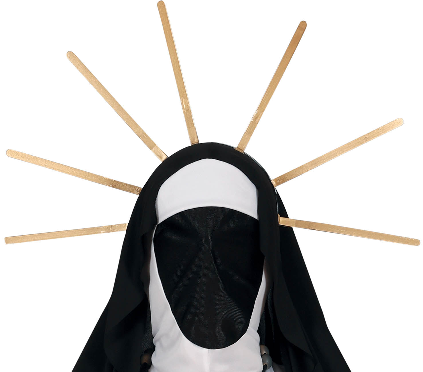 GP79797 – Religion Halloween Heilige Maske – Größe: 42 - 44 (L) – Farbe: Schwarz