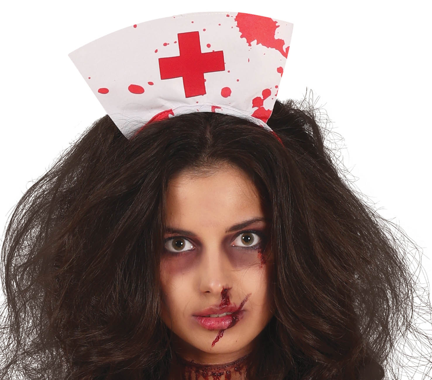 GP79804 – Zombie Krankenschwester Kostüm – Größe: 42 - 44 (L) – Farbe: Weiß