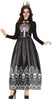 GP79811 – Skelett Königin Halloween Kostüm Gothic – Größe: 36 - 38 (S) – Farbe: Schwarz