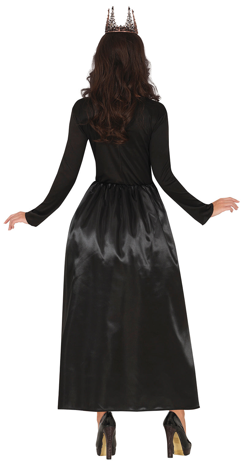 GP79811 – Skelett Königin Halloween Kostüm Gothic – Größe: 38 - 40 (M) – Farbe: Schwarz