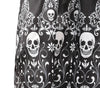 GP79811 – Skelett Königin Halloween Kostüm Gothic – Größe: 42 - 44 (L) – Farbe: Schwarz