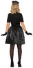 GP79814 – Halloween Gothic Tänzerin Kostüm Kleid – Größe: 38 - 40 (M) – Farbe: Schwarz