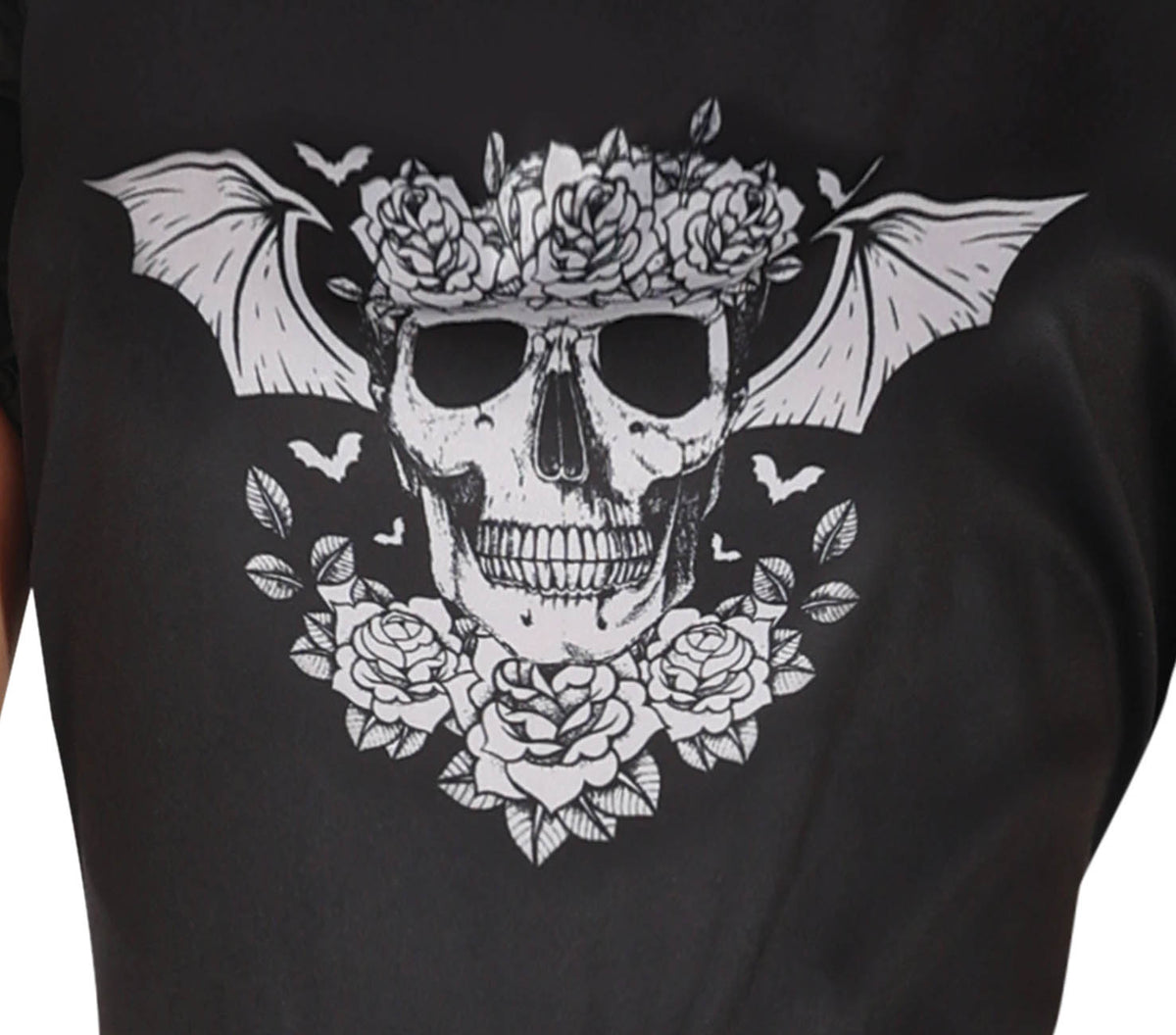 GP79814 – Halloween Gothic Tänzerin Kostüm Kleid – Größe: 38 - 40 (M) – Farbe: Schwarz