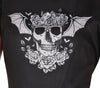 GP79814 – Halloween Gothic Tänzerin Kostüm Kleid – Größe: 38 - 40 (M) – Farbe: Schwarz