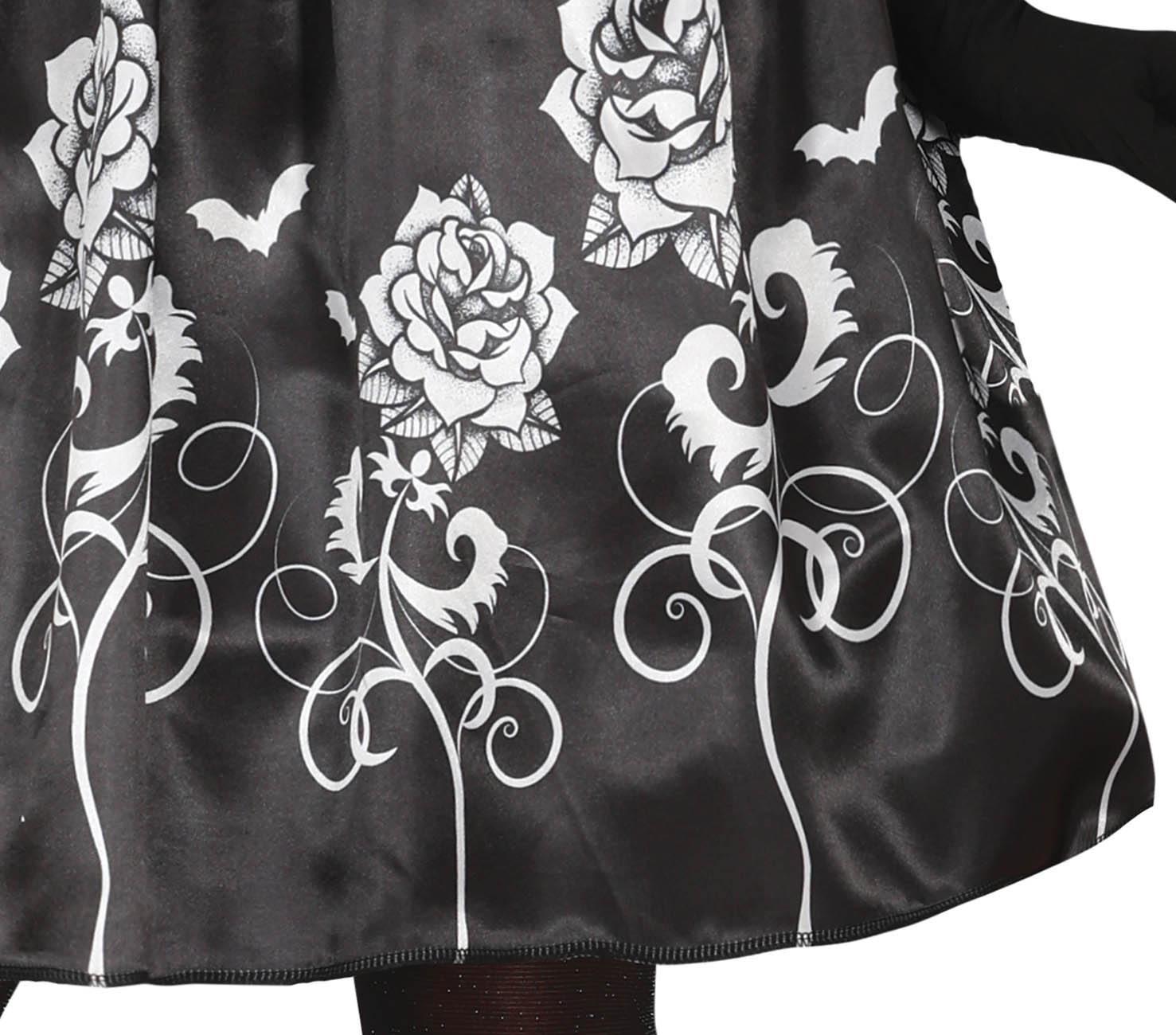 GP79814 – Halloween Gothic Tänzerin Kostüm Kleid – Größe: 38 - 40 (M) – Farbe: Schwarz