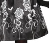 GP79814 – Halloween Gothic Tänzerin Kostüm Kleid – Größe: 38 - 40 (M) – Farbe: Schwarz