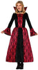 GP79825 – Vampir Halloween Kleid Gotische Königin – Größe: 36 - 38 (S) – Farbe: Rot