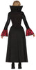 GP79825 – Vampir Halloween Kleid Gotische Königin – Größe: 36 - 38 (S) – Farbe: Rot