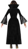 GP79828 – Halloween Vampir Gräfin Kostüm Edel – Größe: 38 - 40 (M) – Farbe: Schwarz