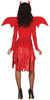 GP79833 – Dämon Kostüm Flügel Diadem – Größe: 36 - 38 (S) – Farbe: Rot