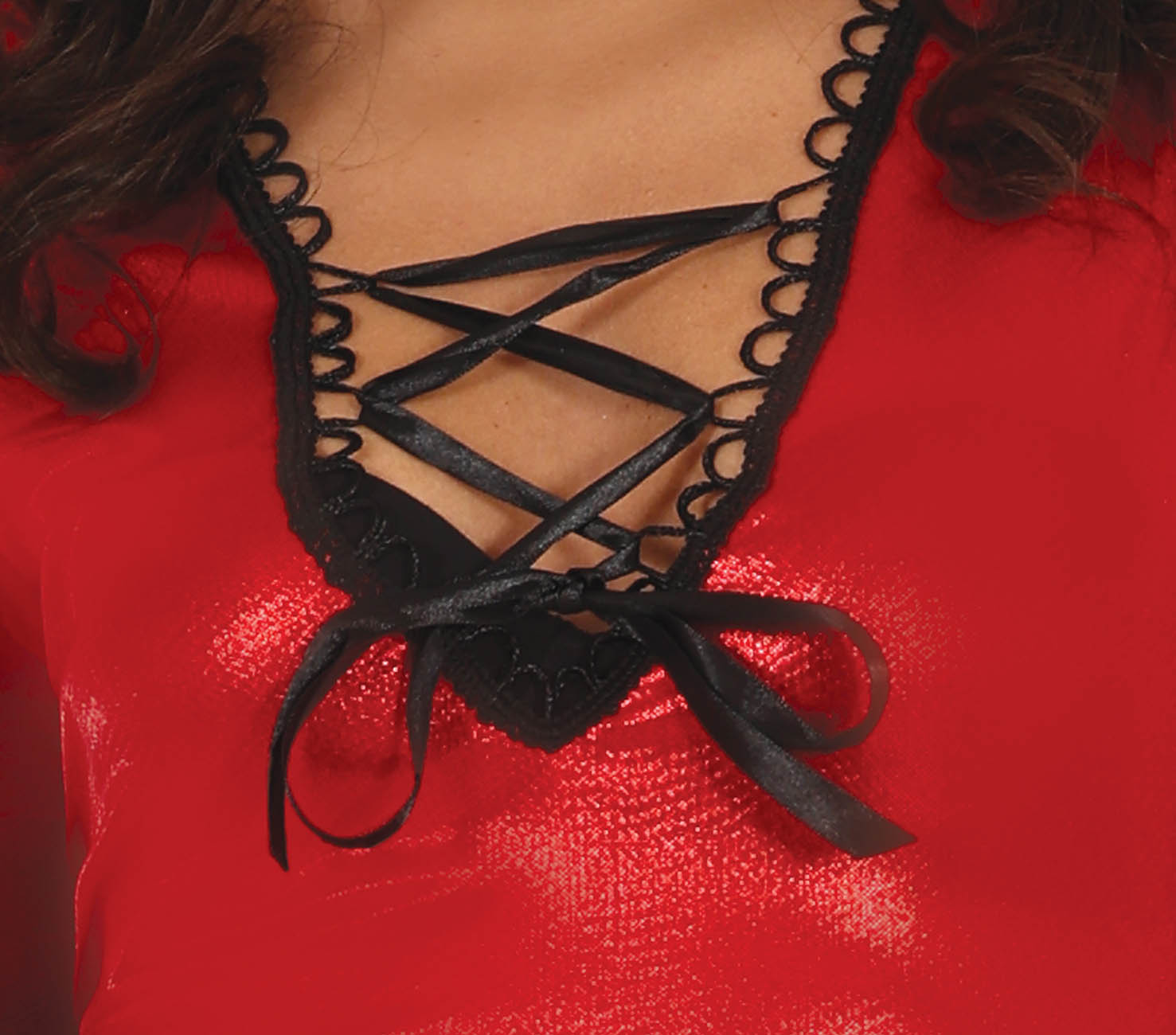 GP79833 – Dämon Kostüm Flügel Diadem – Größe: 36 - 38 (S) – Farbe: Rot