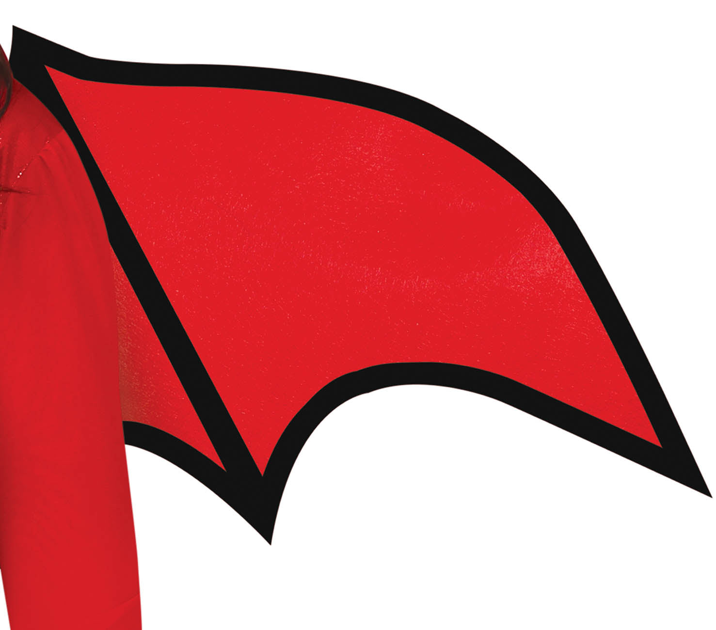 GP79833 – Dämon Kostüm Flügel Diadem – Größe: 42 - 44 (L) – Farbe: Rot