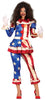 GP79836 – Clown Amerika Halloween Kostüm Gruselig – Größe: 38 - 40 (M) – Farbe: Blau