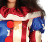 GP79836 – Clown Amerika Halloween Kostüm Gruselig – Größe: 38 - 40 (M) – Farbe: Blau