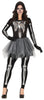 GP79839 – Skelett Halloween Kostüm Tutu Set – Größe: 36 - 38 (S) – Farbe: Weiß