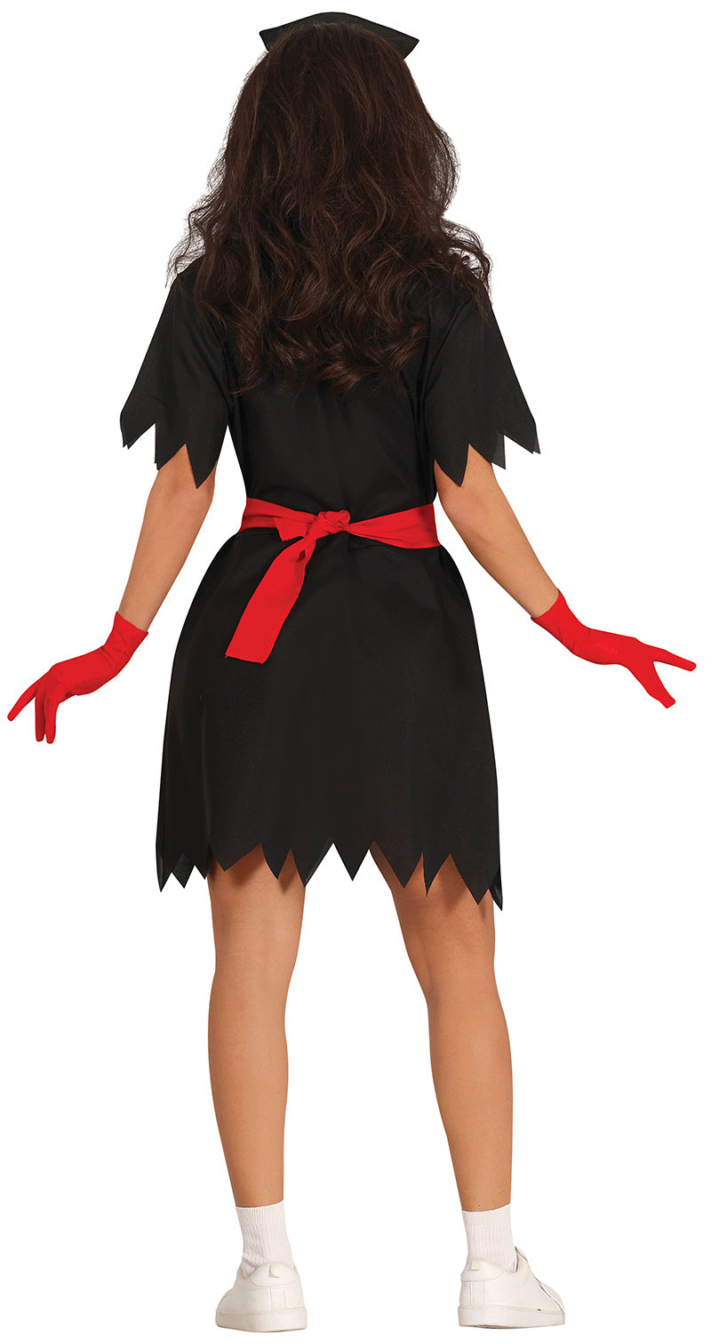 GP79842 – Zombie Krankenschwester Horror Halloween – Größe: 38 - 40 (M) – Farbe: Schwarz, Ansicht 2
