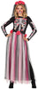 GP79847 – Mexiko Halloween Skelett Blütenzauber – Größe: 36 - 38 (S) – Farbe: Schwarz