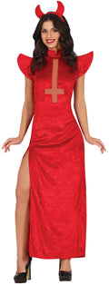 Dämonische Halloween Kostüm Rot
