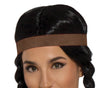 GP79214 – Indisches Karnevalsoutfit Fransen Kleid – Größe: 36 - 38 (S) – Farbe: Braun