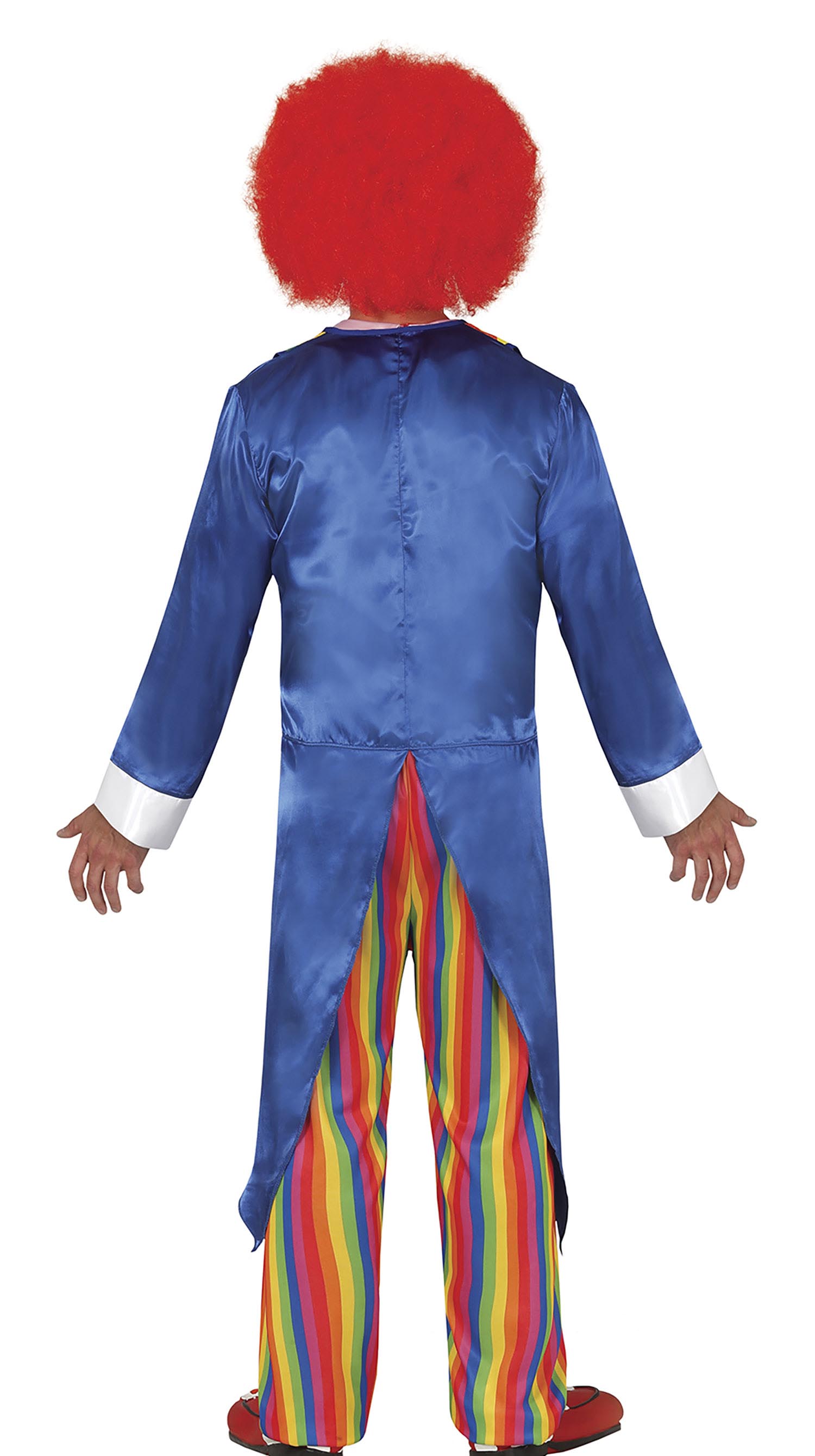GP79275 – Clown Kostüm Karneval Bunter Anzug – Größe: 46 - 48 (S) – Farbe: Mehrfarbig