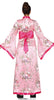 GP79375 – Asien Tradition Japan Kimono Kostüm – Größe: 44 - 46 (XL) – Farbe: Pink
