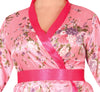 GP79375 – Asien Tradition Japan Kimono Kostüm – Größe: 44 - 46 (XL) – Farbe: Pink