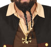 GP79410 – Pirat Karneval Abenteurer Kostüm – Größe: 54 - 56 (XL) – Farbe: Schwarz