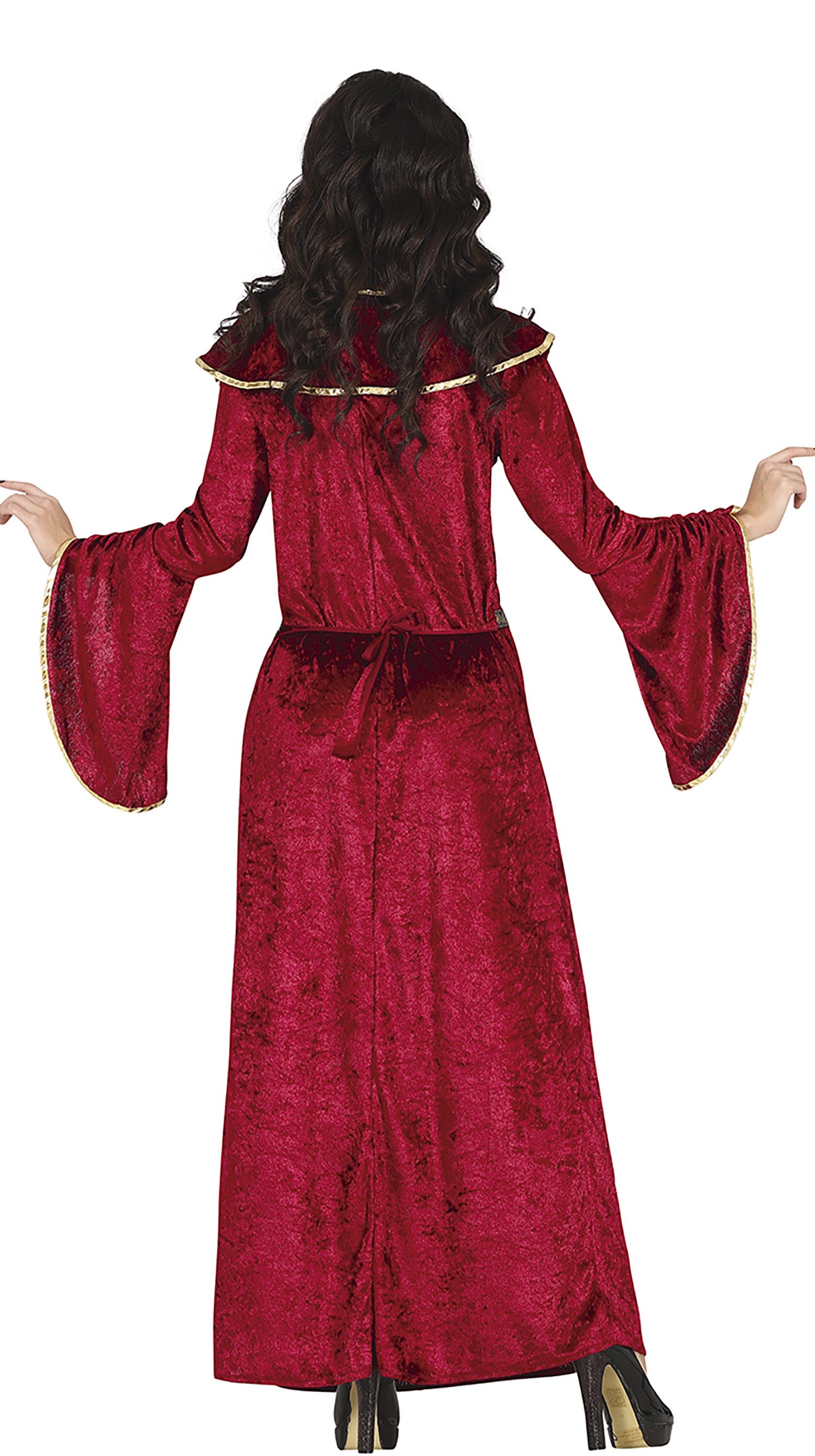 GP79679 – Prinzessin Mittelalter Königin Märchenkostüm – Größe: 44 - 46 (XL) – Farbe: Grau