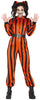 GP79905 – Clown Zirkus Spaß Halloween Kostüm Spaßiges – Größe: 38 - 40 (M), 42 - 44 (L) – Farbe: Orange / Schwarz