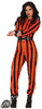 GP79905 – Clown Zirkus Spaß Halloween Kostüm Spaßiges – Größe: 38 - 40 (M), 42 - 44 (L) – Farbe: Orange / Schwarz