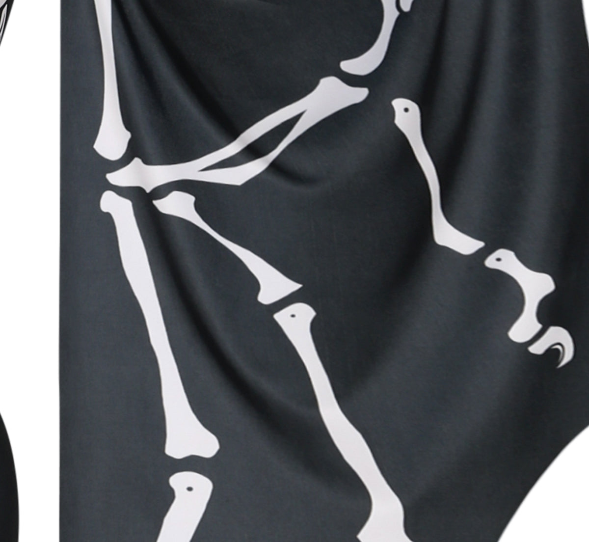 GP79910 – Fledermaus Skelett Halloween Kostüm Elegant – Größe: 38 - 40 (M), 42 - 44 (L) – Farbe: Schwarz