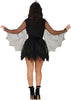 GP79918 – Spinnenkönigin Halloween Glitzer Kostüm – Größe: 36 - 38 (S), 38 - 40 (M), 42 - 44 (L) – Farbe: Schwarz